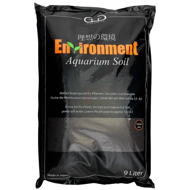 GlasGarten Environment Aquarium Soil fondo per caridine 9 litri