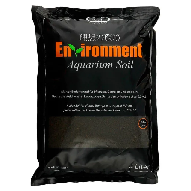 GlasGarten Environment Aquarium Soil fondo per caridine 4 litri