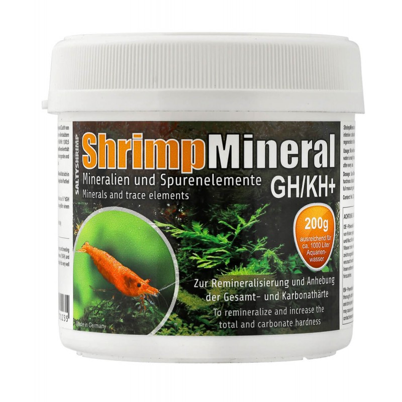 SaltyShrimp Bee Shrimp Mineral GH/KH+ sale per acquari con caridine