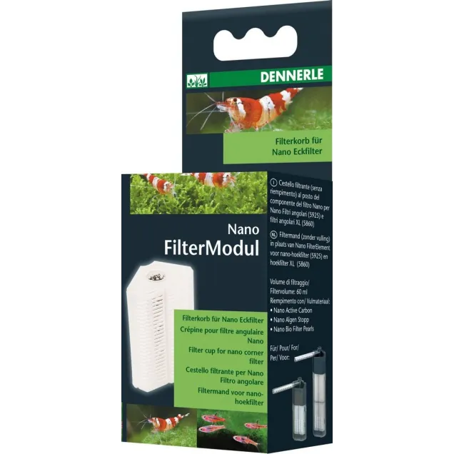 Dennerle 5845 Nano FilterModul cestello filtrante per Nano filtro angolare