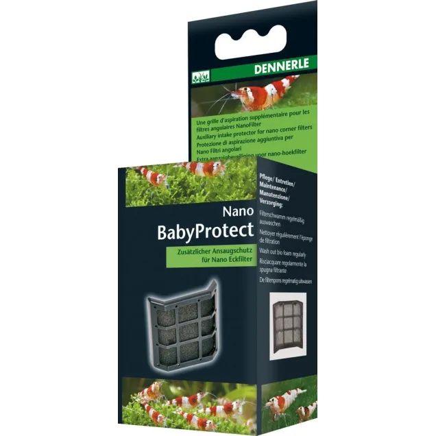 Dennerle 5846 Nano BabyProtect protettore per gamberetti compatibile con filtro angolare nano e XL