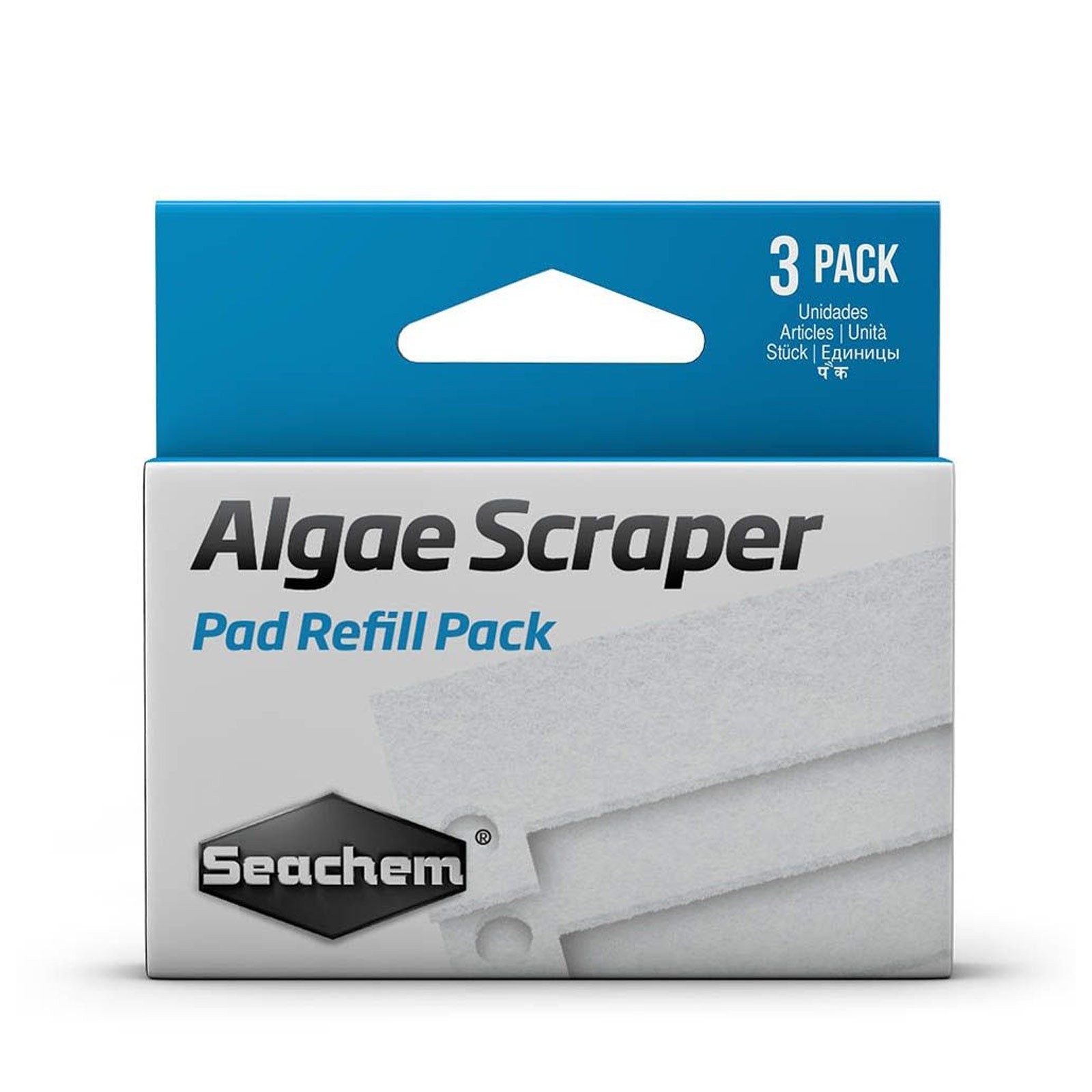 Seachem Algae Scraper Pad Refill Pack pad soft ricambio
