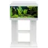 MTB Acquari Milo 60 LED Acquario con tavolino accessoriato 57 L Bianco