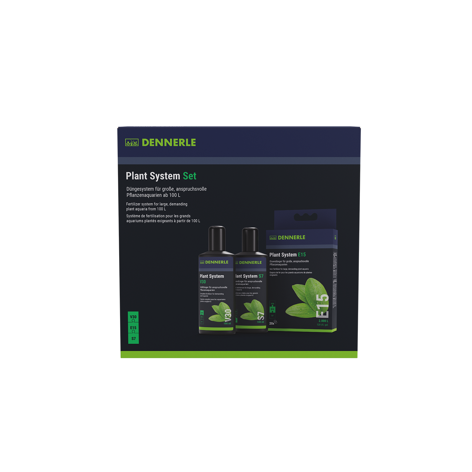 Dennerle Plant system set fertilizzante completo per piante d'acquario