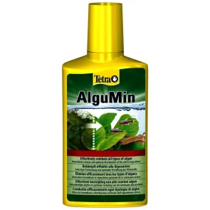 Tetra AlguMin 100 ml Trattamento antialghe biologico in acquario non crea problemi a pesci e piante