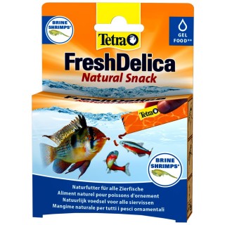 Tetra FreshDelica BrineShrimps 48 gr Artemia Mangime naturale in gel vitaminico per pesci d'acquario