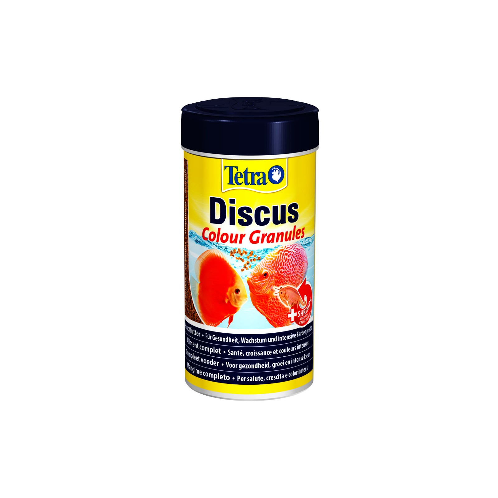 Tetra Discus Colour 250 ml Mangime completo per Discus d'acquario stimola lo sviluppo e la colorazione