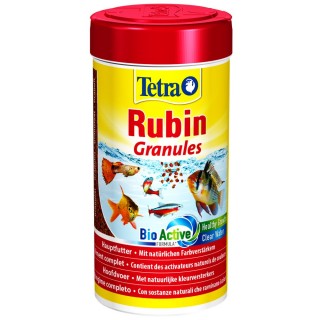 Tetra Rubin Granules Mangime in granuli 250 ml per pesci d'acquario per una dieta completa