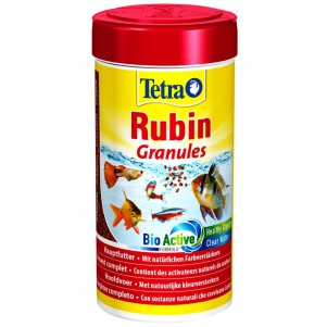 Tetra Rubin Granules Mangime in granuli 250 ml per pesci d'acquario per una dieta completa