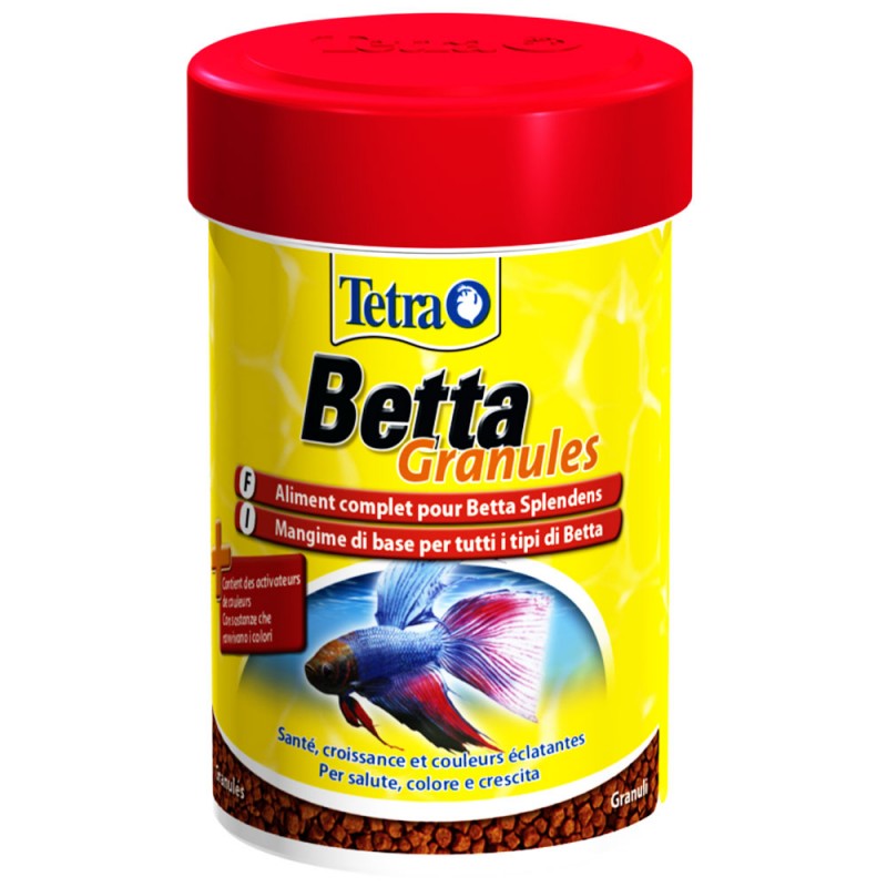 Tetra Betta Granules Mangime in granuli 85 ml mangime in granuli per pesce combattente betta splendens