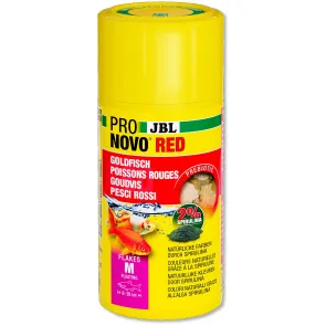 JBL Pronovo Red Fiocchi M - Mangime di base in fiocchi per pesci rossi da 8-20 cm