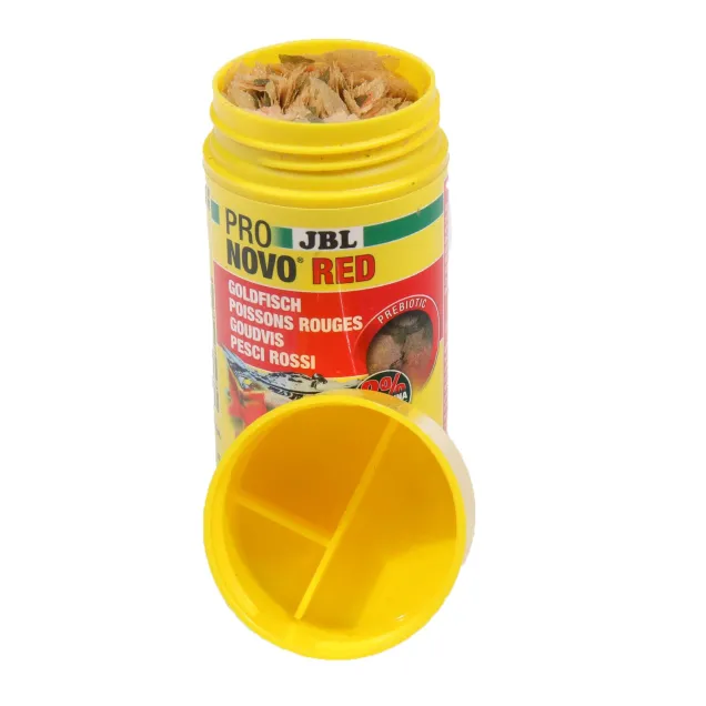 JBL Pronovo Red Fiocchi M - Mangime di base in fiocchi per pesci rossi da 8-20 cm