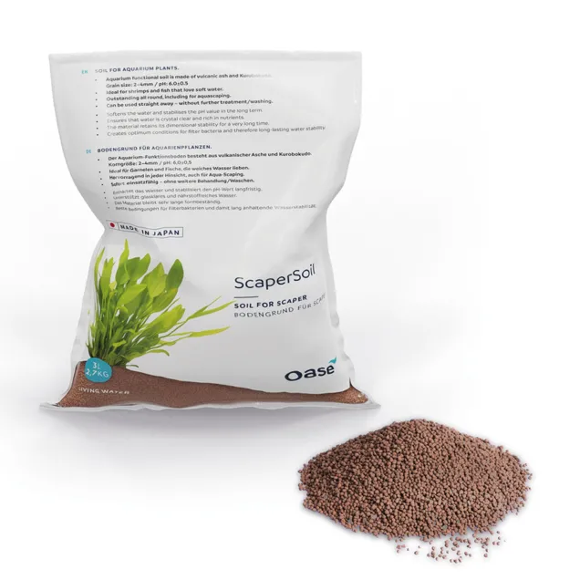 Oase ScaperLine Soil substrato per piante d'acquaro fondo attivo marrone