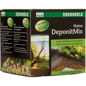 Dennerle 5912 Nano DeponitMix Materiale speciale per fondo di mini acquari Miscela pronta per l’uso 1Kg 2