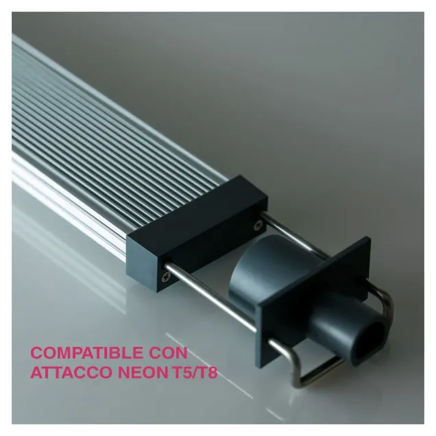 Twinstar Light G plafoniera a led impermeabile attacco compatibile con T5 e T8