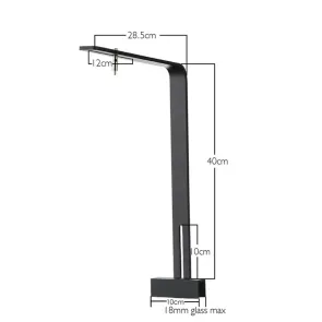 Chihiros Supporti piccoli in alluminio per WRGB II e Vivid II - Set di 2 Supporti 2