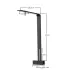 Chihiros Supporti piccoli in alluminio per WRGB II e Vivid II - Set di 2 Supporti