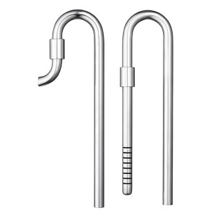 Chihiros Inflow Outflow Set M di Ingresso e Uscita per Filtri in Acciaio Inossidabile