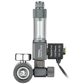 Chihiros CO2 Regulator Mate Regolatore di Pressione con Contabolle ed Elettrovalvola 2