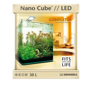Dennerle 6022 Nano Cube Complete Plus LED da 30 l 30x30x35h cm acquario completo