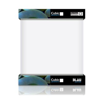 Blau Aquaristic CUBIC Aquariums 20x20x25cm 10lt acquario in vetro