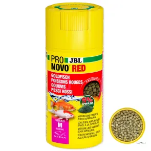 JBL PRONOVO RED GRANO M ex Novo Pearl CLICK 100 ml mangime per pesci rossi d'acquario