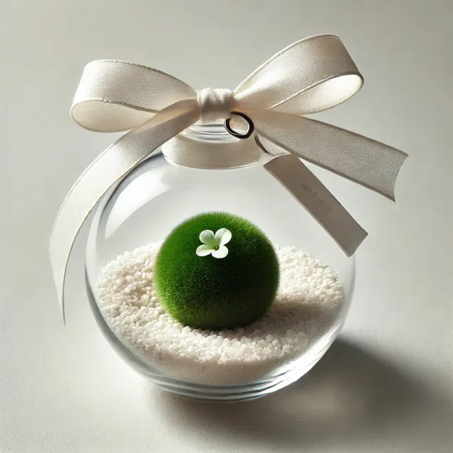 Rona Vaso in cristallo per marimo 15,5 cm