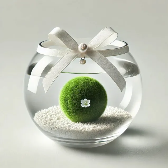 Rona Vaso in cristallo per marimo 15,5 cm