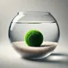 Rona Vaso in cristallo per marimo 15,5 cm