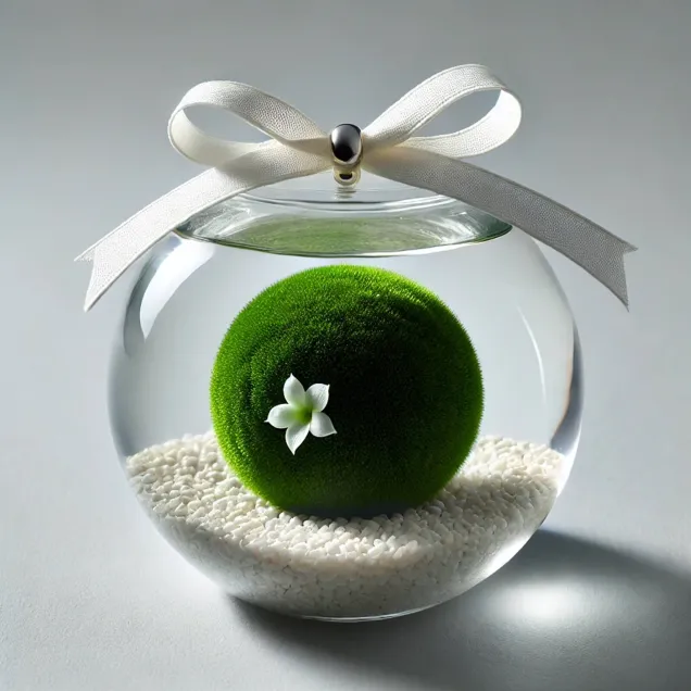 Rona Vaso in cristallo per marimo 15,5 cm