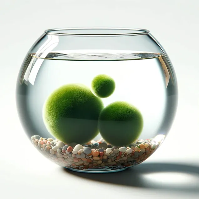 Rona Vaso in cristallo per marimo 15,5 cm