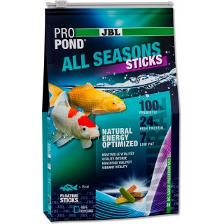 JBL ProPond All Seasons Sticks – Mangime Completo per Pesci da Laghetto sacco