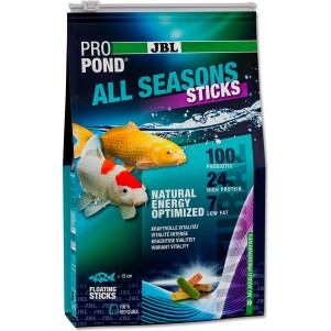 JBL ProPond All Seasons Sticks – Mangime Completo per Pesci da Laghetto sacco