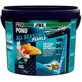 JBL ProPond All Seasons Pearls – Mangime Quattro Stagioni in Granuli per Pesci da Laghetto NEW 2025 secchio