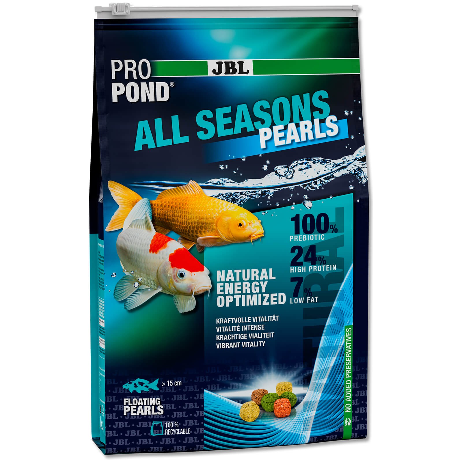 JBL ProPond All Seasons Pearls – Mangime Quattro Stagioni in Granuli per Pesci da Laghetto NEW 2025