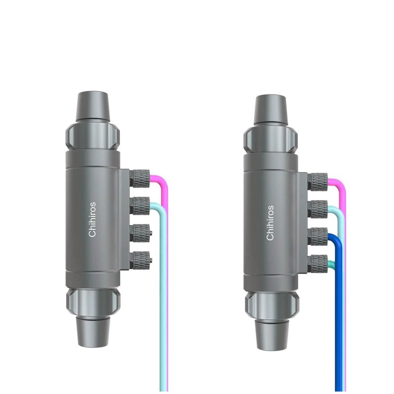 Chihiros Dosing Flow Adapter con 4 porte dosometriche e valvole di non ritorno per filtro esterno acquario