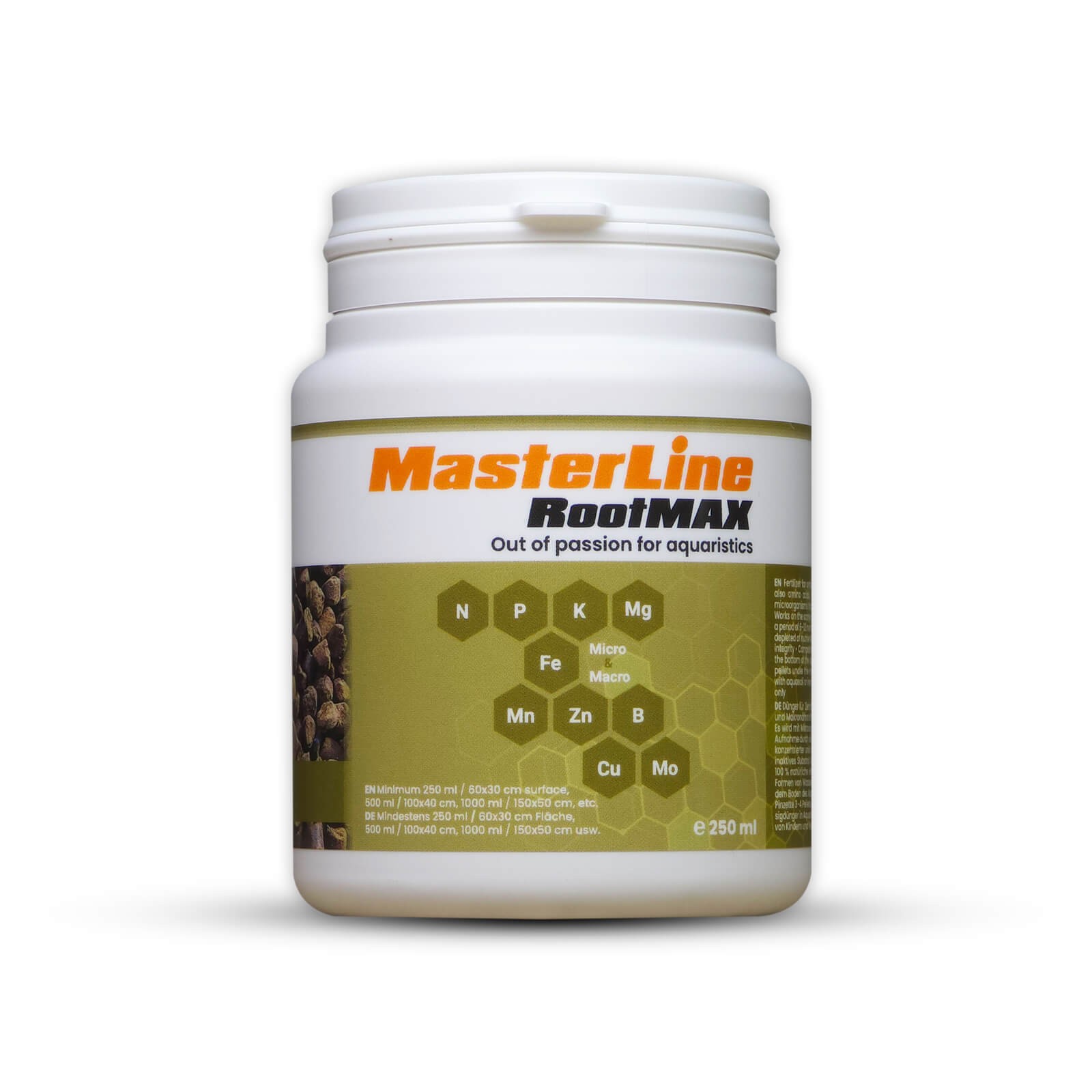 MasterLine RootMax pellet fertilizzanti da fondo per piante acquatiche, sicuri per pesci e gamberetti