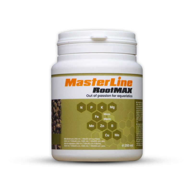 MasterLine RootMax pellet fertilizzanti da fondo per piante acquatiche, sicuri per pesci e gamberetti