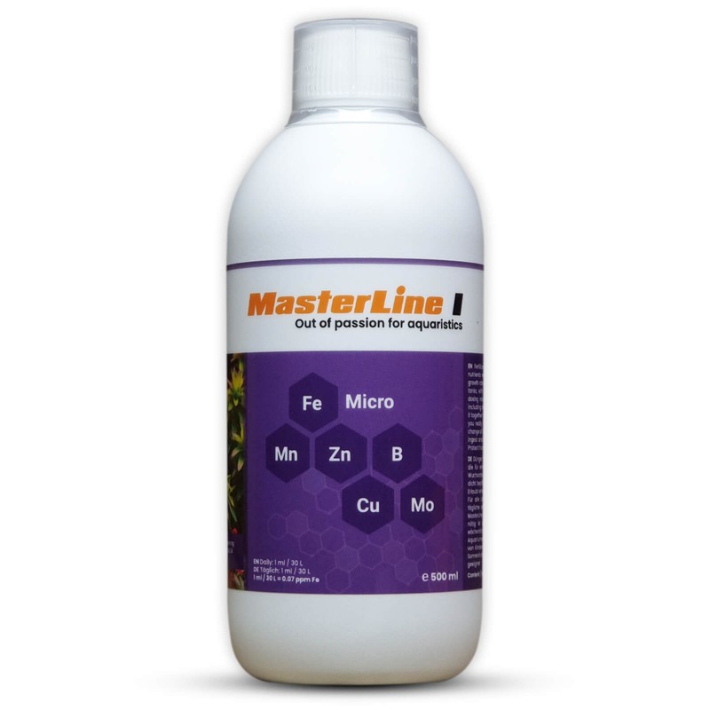 MasterLine I 500ml fertilizzante micronutrienti per acquari piantumati
