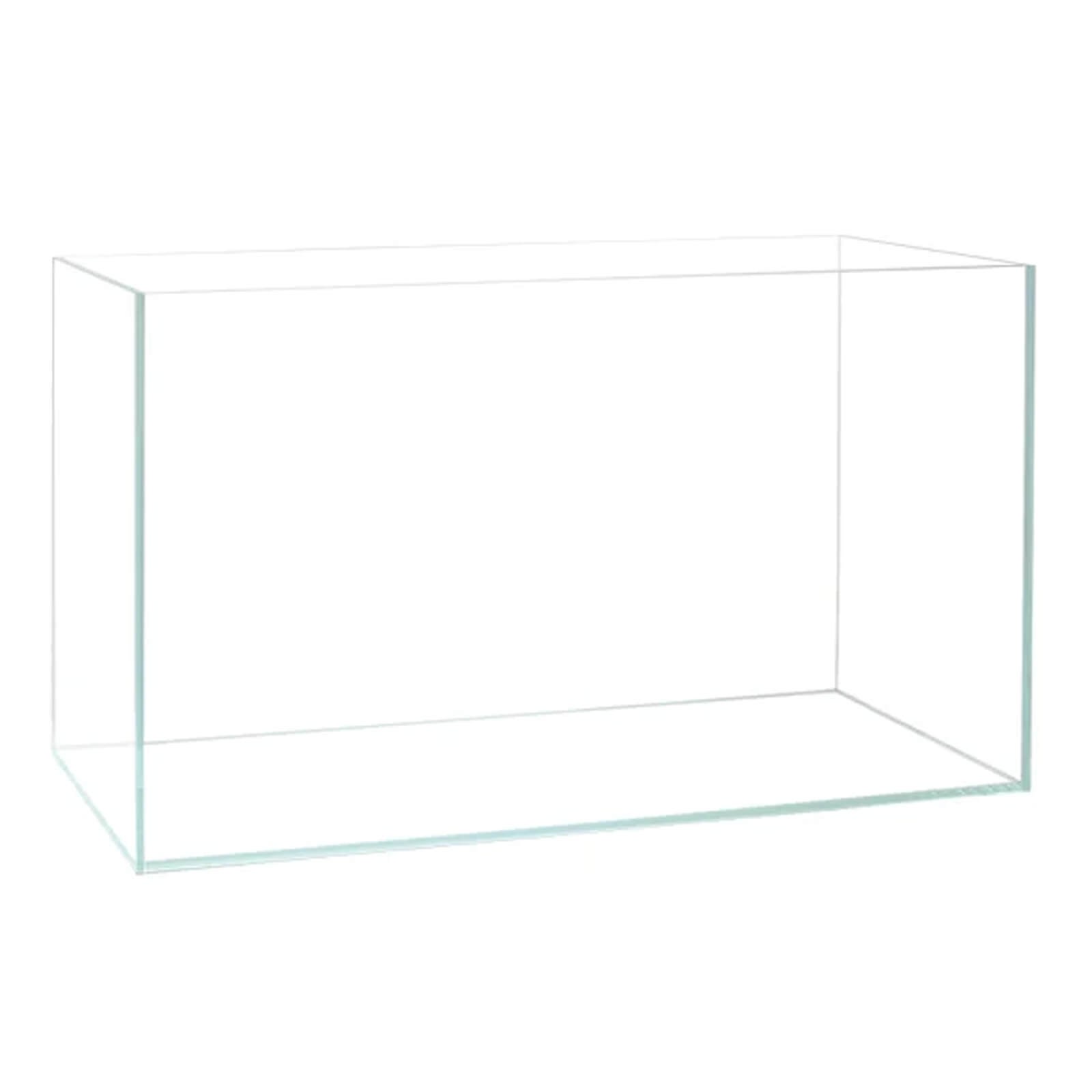 Flow Cube Aquarium in vetro extrachiaro con silicone trasparente, disponibile in varie dimensioni