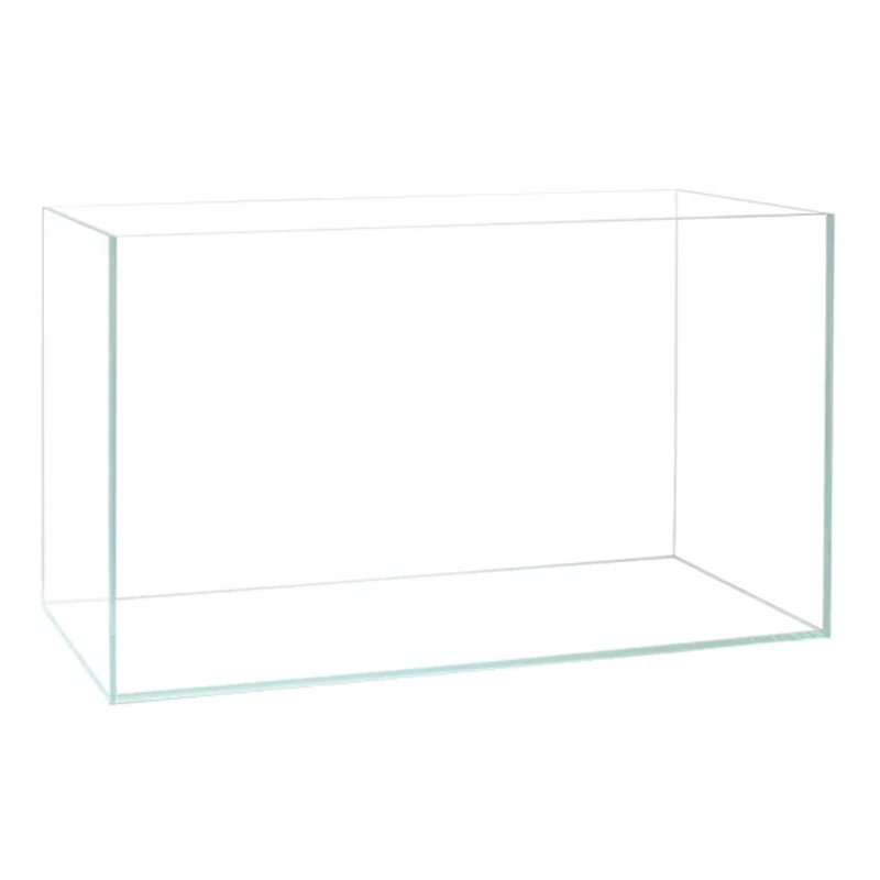Flow Cube Aquarium in vetro extrachiaro con silicone trasparente, disponibile in varie dimensioni