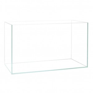 Flow Cube Aquarium in vetro extrachiaro con silicone trasparente, disponibile in varie dimensioni