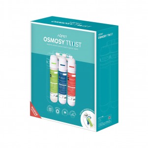 AQPet Osmosy Twist Impianto Osmosi Inversa a 3 Stadi con Sgancio Rapido