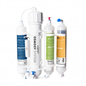 Impianto osmosi Aqpet Osmosy4 4 stadi con FlushValve per acquario