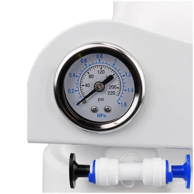 Impianto osmosi Aqpet Osmosy4 Pro con resina e FlushValve 4 stadi