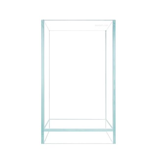 Acquario Aqpet Kubic 15 Air in vetro extrachiaro da 5 mm con coperchio in vetro removibile
