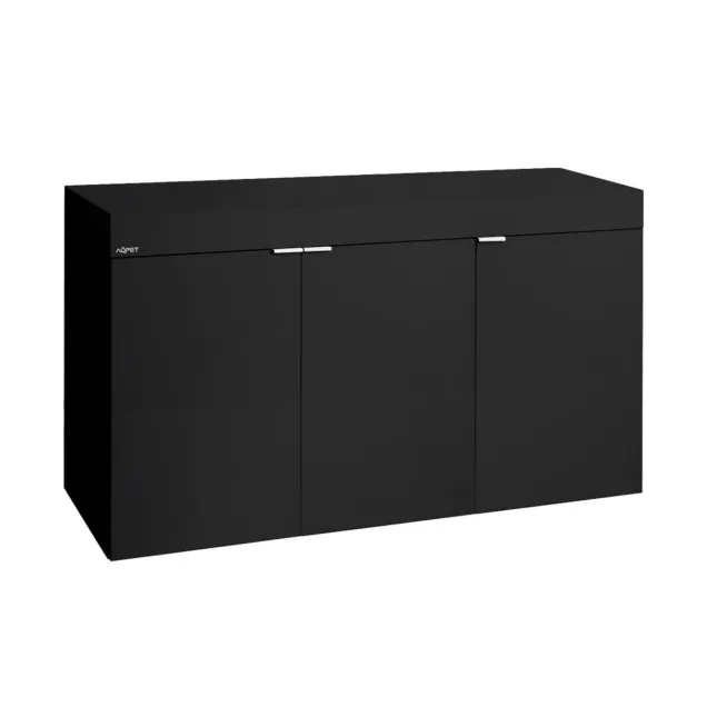 Aqpet Cabinet 120 mobile per acquari in legno nero 120x50x80h con ante soft close