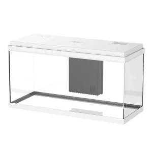 Aqpet Simply LED 100 bianco- acquario completo 100 litri con doppia luce LED filtro e riscaldatore 2