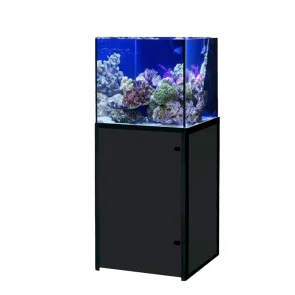 Genesi Reef Plus 45 acquario marino extrachiaro con sump e supporto in alluminio nero