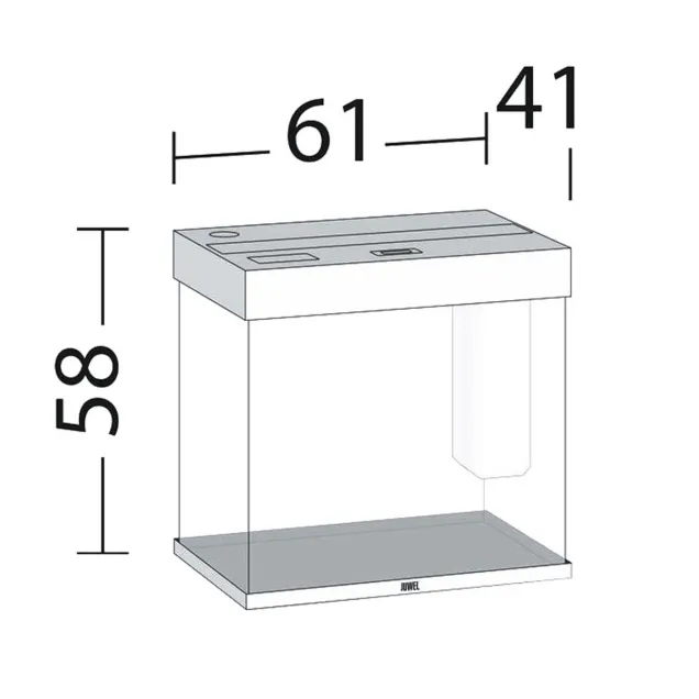 Juwel Lido 120 LED acquario completo 120 litri misure